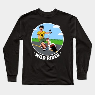 Wild Rider Funny Joke Long Sleeve T-Shirt